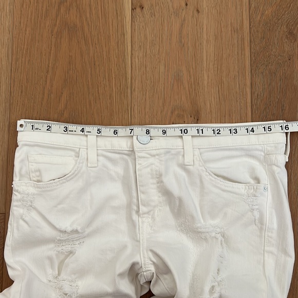 CURRENT/ELLIOT The Fling Jeans in Tattered White - Size 26 - Picture 14 of 16